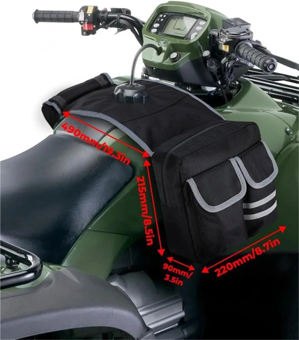 ATV Fuel Tank Bag for Kawasaki ATVs Models(Camouflage)