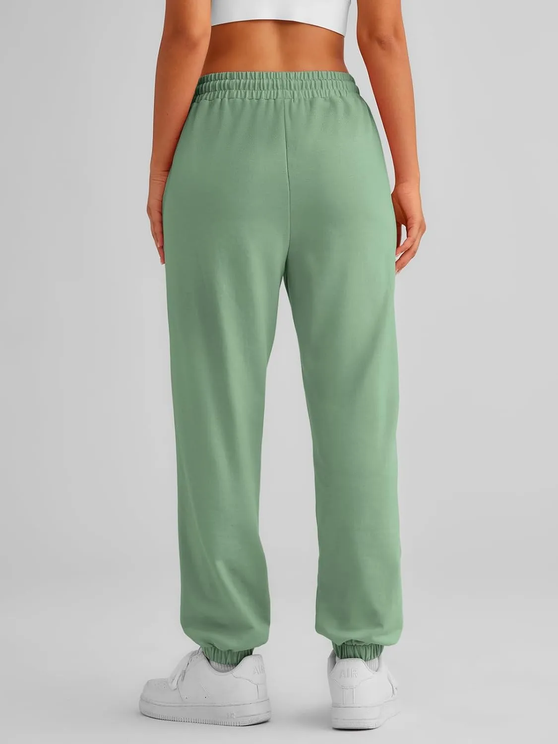 AUTOMET Women's Cinch Bottom Sweatpants Athletic Joggers Lounge Pants with Pockets