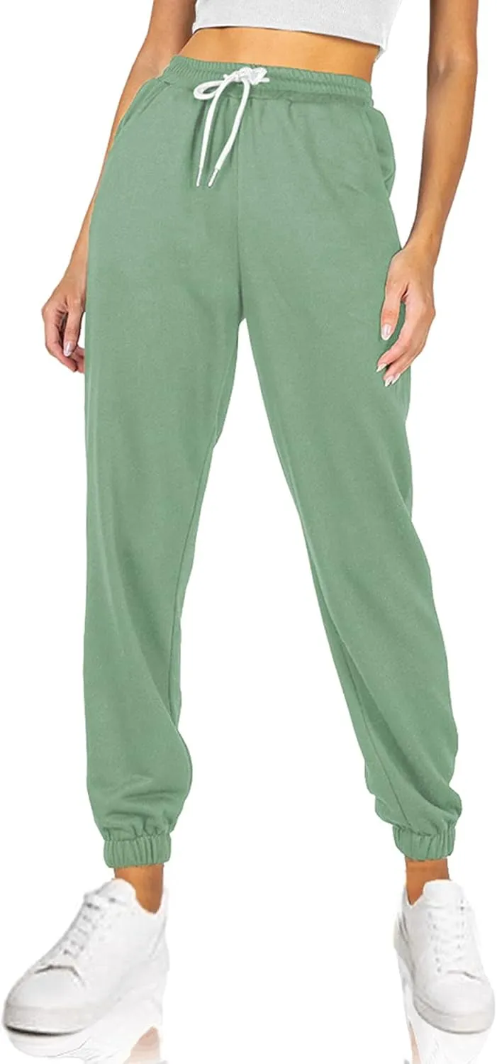 AUTOMET Women's Cinch Bottom Sweatpants Athletic Joggers Lounge Pants with Pockets