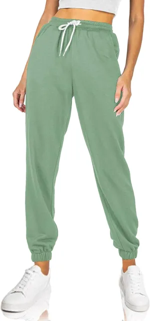 AUTOMET Women's Cinch Bottom Sweatpants Athletic Joggers Lounge Pants with Pockets