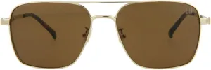 Aviator Sunglasses DU0052S 004 Gold/Havana 58mm