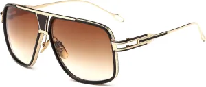 Aviator Sunglasses for Men 100% UV Protection Goggle Alloy Frame with Case