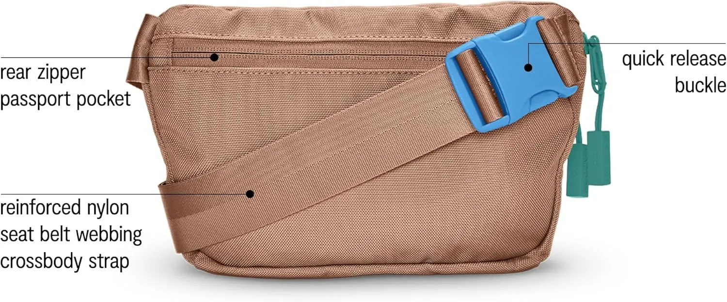 Baboon to the Moon Full Size Fanny Pack 3L – Womens Crossbody, Belt Bag for Women, Fanny Pack for Men, Crossbody Bags for Women Travel, Waist Bags