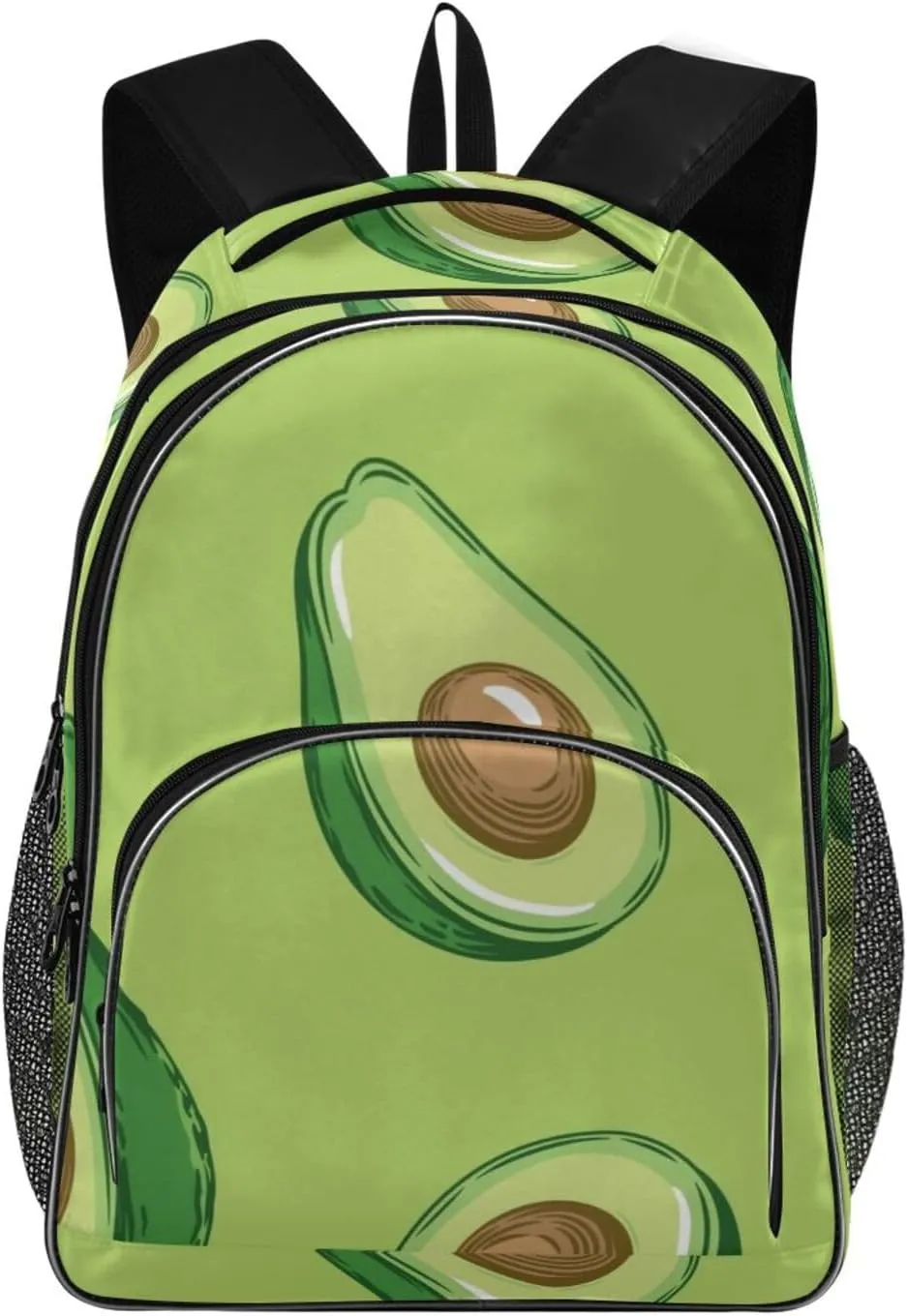 Backpacks 22L Three Layer Arc Book Bag Lightweight for Travel Camping Hiking Rucksack Daypack Kids & Adults Avocado Pattern