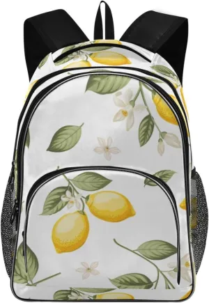 Backpacks 22L Three Layer Arc Book Bag Lightweight for Travel Camping Hiking Rucksack Daypack Kids & Adults Lemons