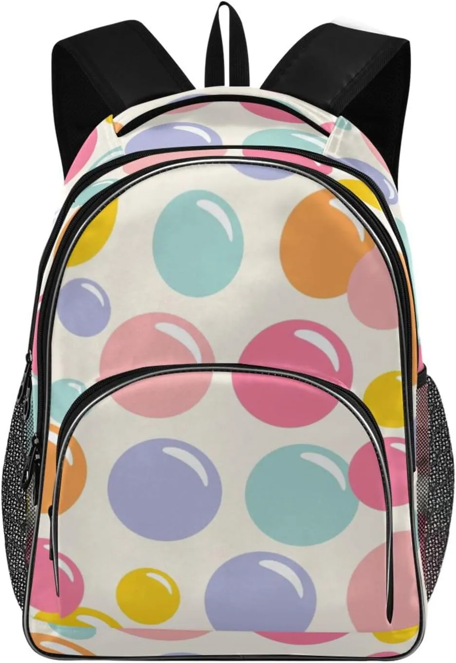 Backpacks 22L Three Layer Arc Book Bag Lightweight for Travel Camping Hiking Rucksack Daypack Kids & Adults Soap Bubble