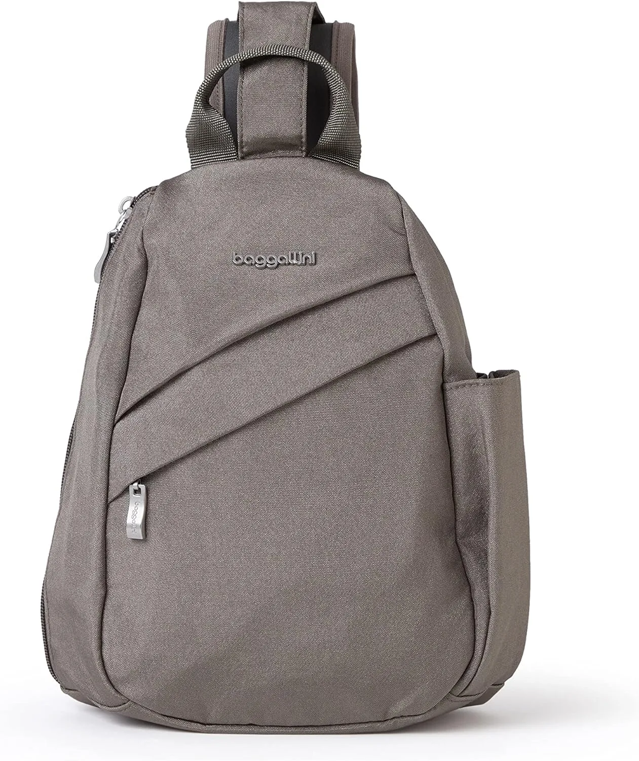 Baggallini Medium Sling Backpack - Lightweight Sling Bag with Convertible Adjustable Shoulder Strap