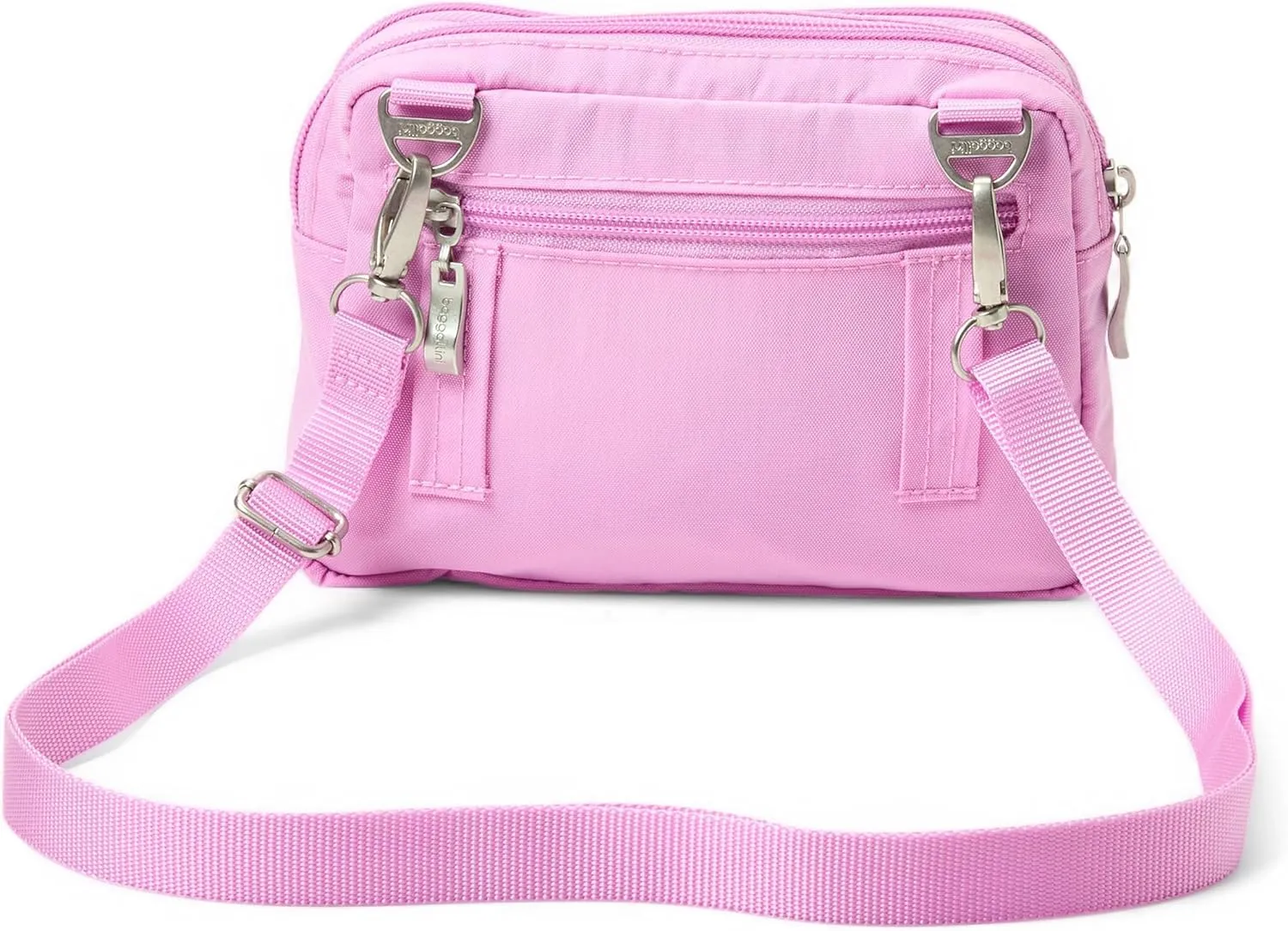 Baggallini Triple Zip Small Crossbody Bag for Women