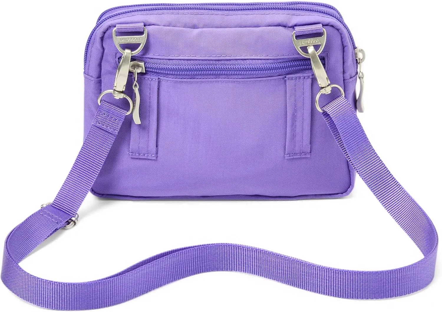 Baggallini Triple Zip Small Crossbody Bag for Women