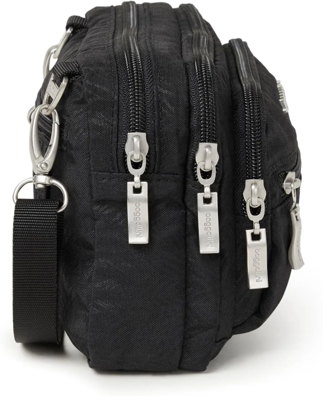 Baggallini Triple Zip Small Crossbody Bag