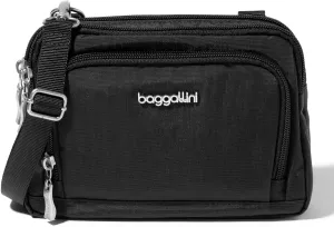 Baggallini Women Triple Zip Bag with Wallet