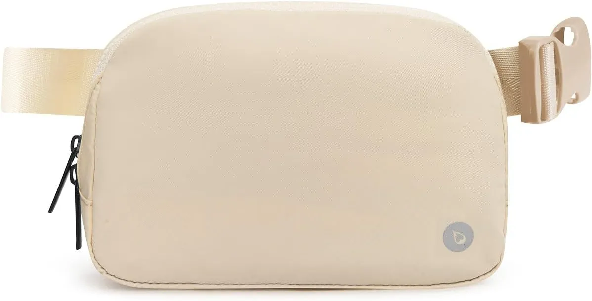 BALEAF Fanny Pack for Women Belt Bag Water Resistant Fashion Crossbody Waist Packs Adjustable Strap White 1L