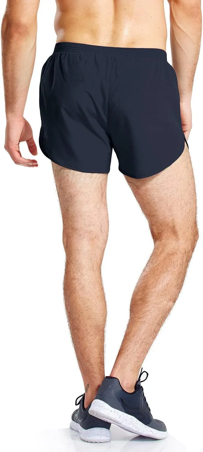 baleaf Men's 3” Running Shorts Gym Quick Dry Athletic Workout Pocket Lightweight Brief