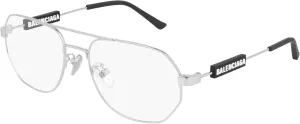 Balenciaga BB0117O Silver 57/18/145 unisex Eyewear Frame