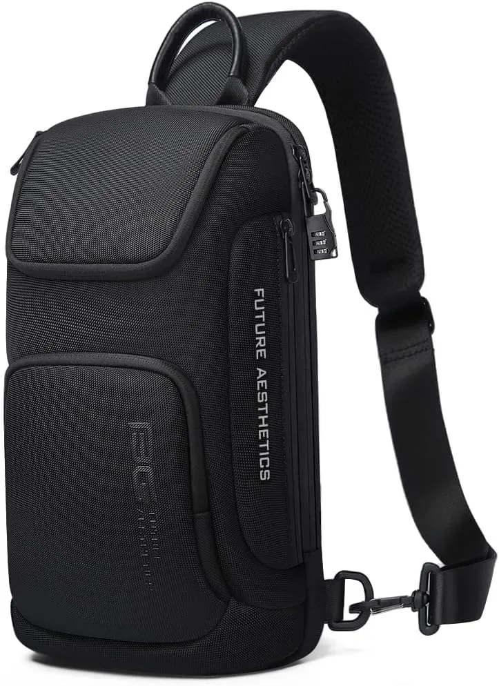 BANGE Sling Bag for Men,Shoulder bags Crossbody Sling Backpack for Men and Women