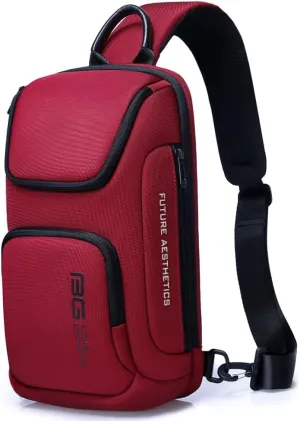 BANGE Sling Bag for Men,Shoulder bags Crossbody Sling Backpack for Men and Women