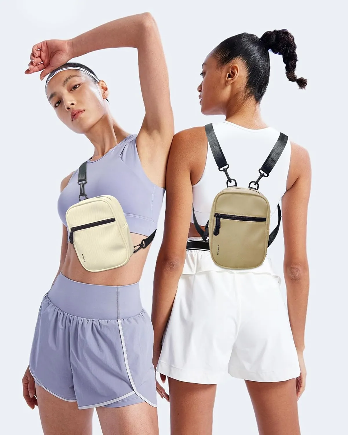BAPHITY Crossbody Bag Sling Purses for Women Trendy, Convertible Multi Position Fanny Back Pack Sling Bag for Women Cross Body