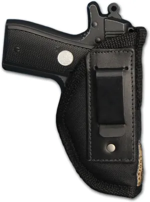 Barsony New Concealment Inside The Waistband IWB Holster for Small 380 Ultra Compact 9mm 40 45