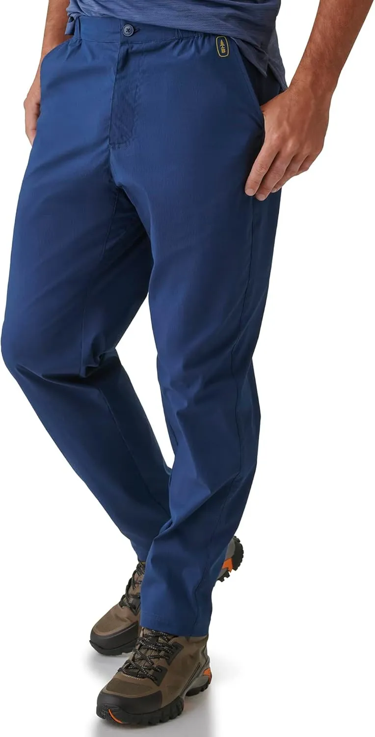 BASS OUTDOOR Men's Elastic Waist Woven Slacks
