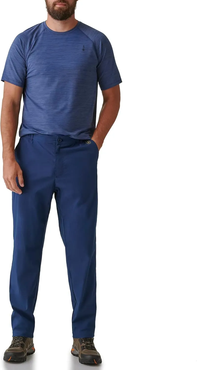 BASS OUTDOOR Men's Elastic Waist Woven Slacks