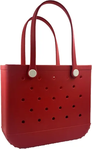Beach Bag Rubber Tote - XLarge Waterproof Tote Bag for Beach Sandproof for Women 19.5‘’ x 8‘’ x 12.5''