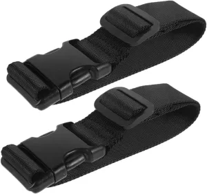 Beaupretty 2pcs Adjustable Polyester Bag Extender Straps for Fanny Packs and Shoulder Bags Belt Extension for Versatile Use Reliable and Stylish Solid Color Design