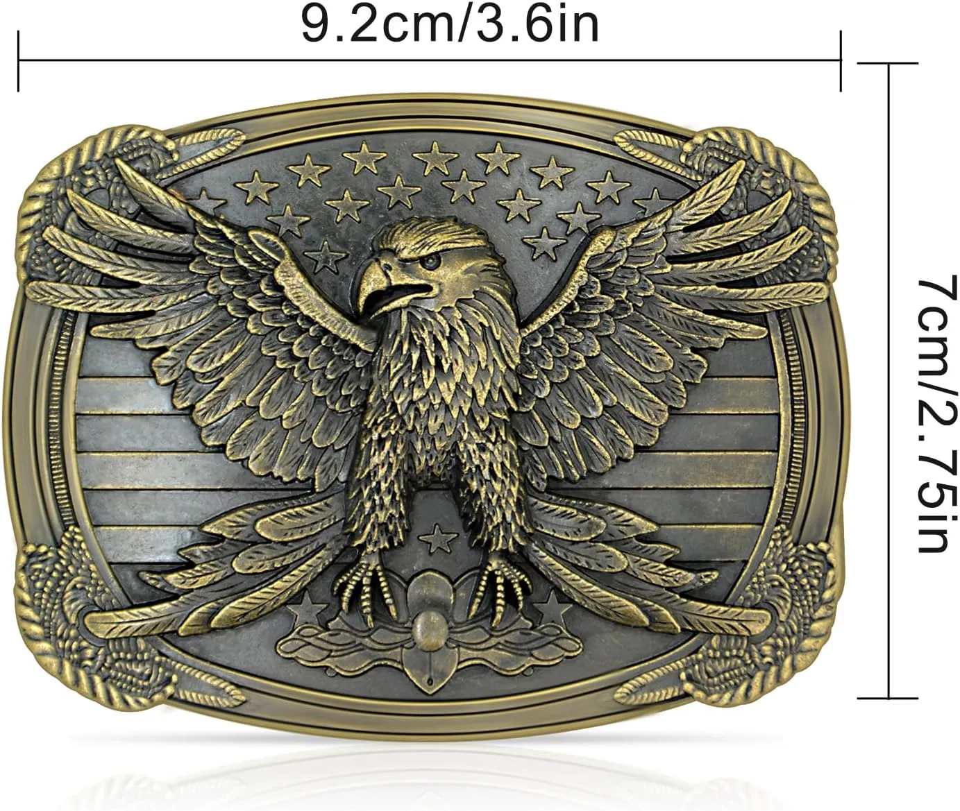 Belt Buckles Men Western Cowboy - Don't Tread On Me Belt Buckles for Men & Women | Cowboy Belt Buckle Cowgirl Belt Buckle