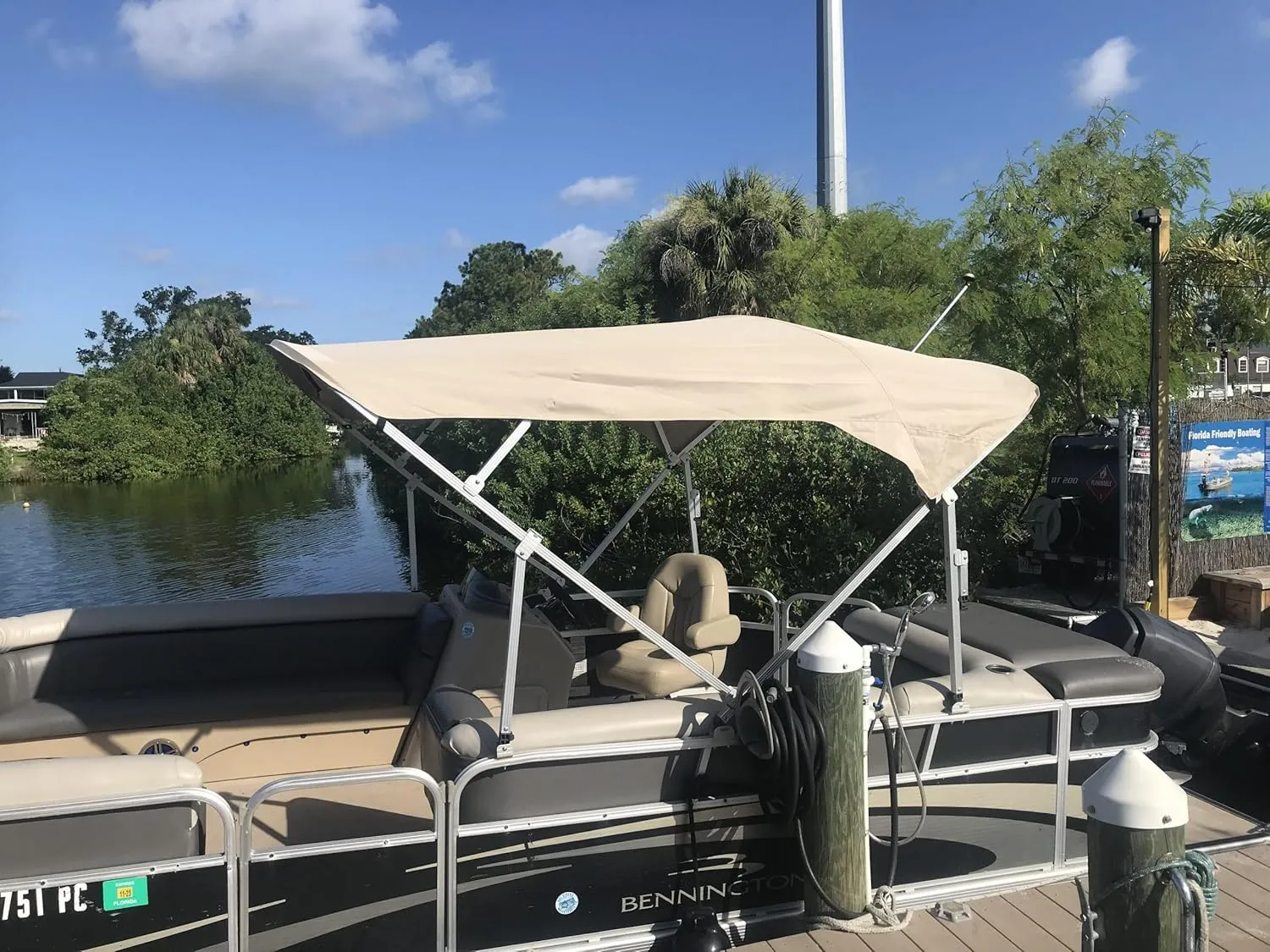 Bennington Replacement Bimini Top and Boot 2009-2025