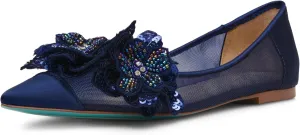 Betsey Johnson Women's Gray Ballet Flat