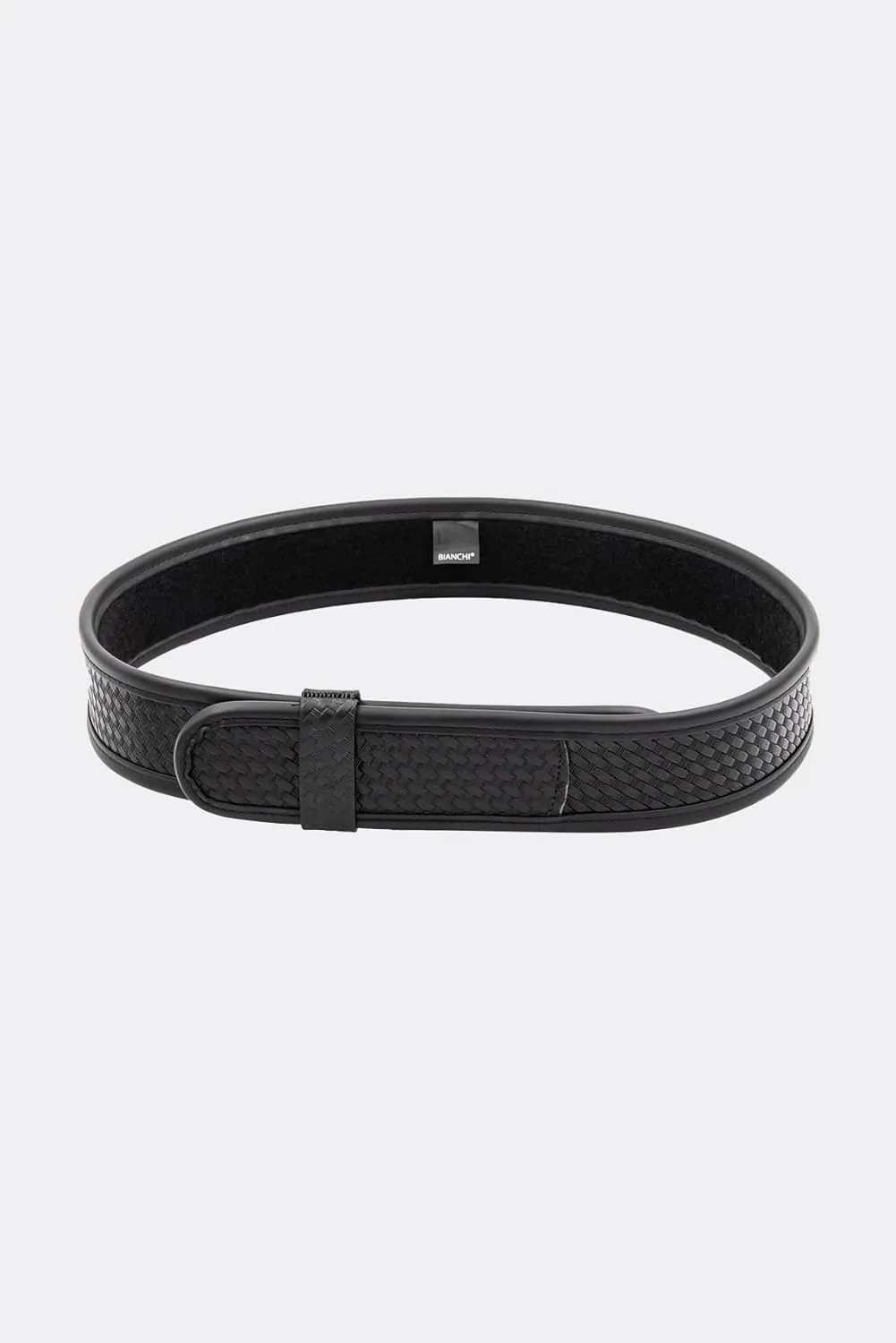 Bianchi 22743 BSK Black Buckleless Duty Belt with Hoop and Loop
