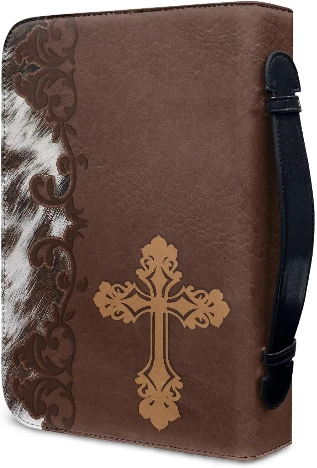 Bible Cover Large Bible Bags Bible Cover Case for Men and Women Large Bible Book Carrying Cases with Pockets & Handle