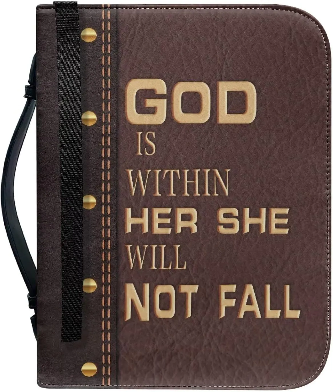 Bible Cover Large Bible Bags Bible Cover Case for Men and Women Large Bible Book Carrying Cases with Pockets & Handle