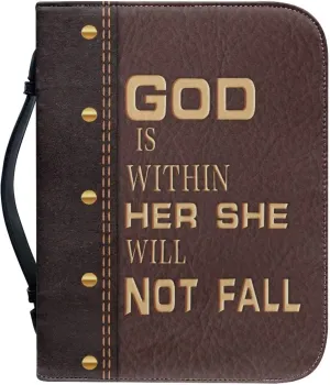 Bible Cover Large Bible Bags Bible Cover Case for Men and Women Large Bible Book Carrying Cases with Pockets & Handle