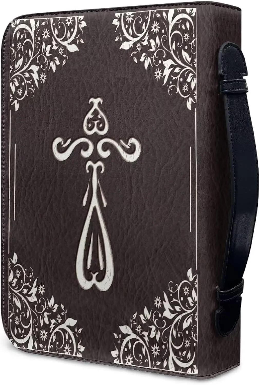 Bible Cover Large Bible Bags Bible Cover Case for Men and Women Large Bible Book Carrying Cases with Pockets & Handle