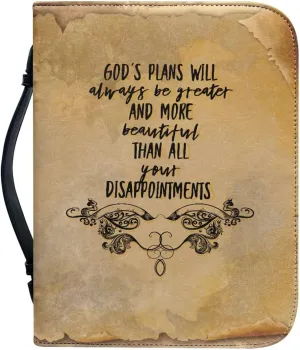 Bible Covers for Men and Women, Multi Pockets Bible Bag Tote for Girls with Handle, Durable Scripture Bag