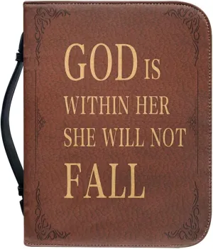 Bible Covers for Women PU Leather, Dustproof Church Bags for Girls Water Resistant Bible Case with Bookmarks