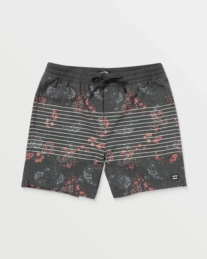 Billabong Men's Elastic Waist Stretch Sundays Layback Boardshort Swim Short Trunk, 17 Inch Outseam