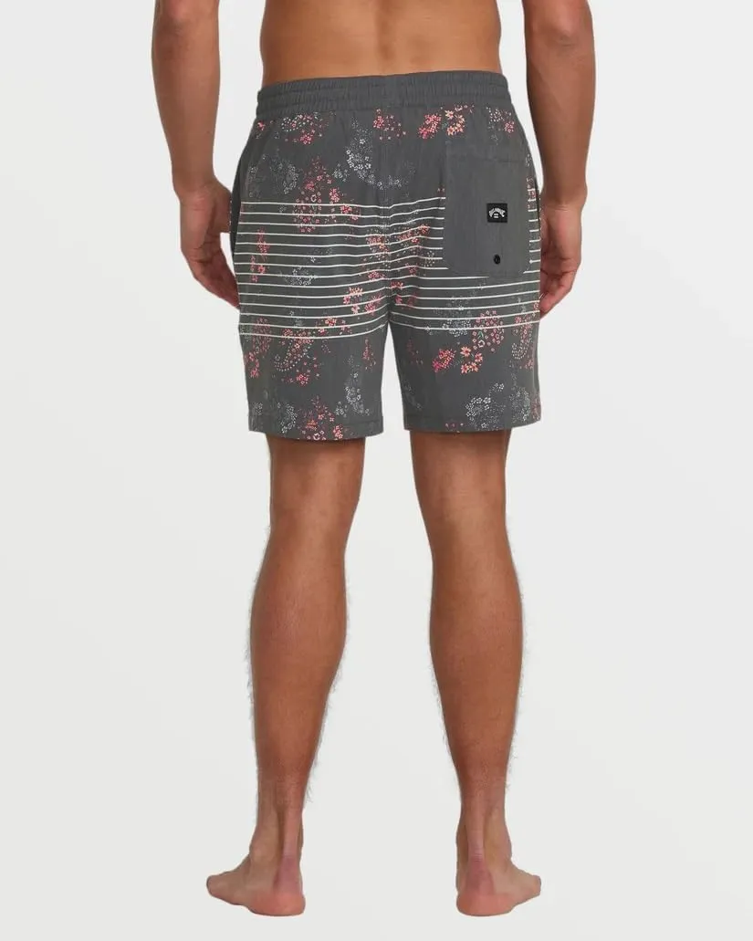 Billabong Men's Elastic Waist Stretch Sundays Layback Boardshort Swim Short Trunk, 17 Inch Outseam