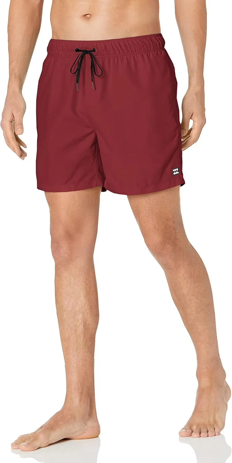 Billabong Men's Standard Elastic Waist All Day Layback Boardshort Swim Short Trunk, 16 Inch Outseam