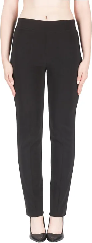 Black Elastic Waist Pull-On Stretch Pants Style 143105 - Size 4