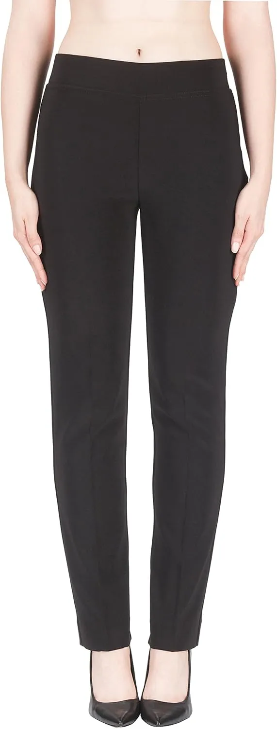Black Elastic Waist Pull-On Stretch Pants Style 143105 - Size 4
