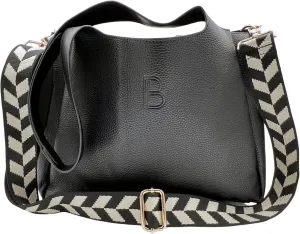 BLOC Handbags for Women, Hobo Bags, Bucket Purse PU Leather, Designer Dynamic Tote Top Handles and Adjustable Shoulder Strap