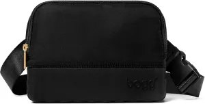 BOGG BAG - Belt Bag - LBD Black - Small Crossbody Bag - 9in L x 3in W x 7in H - Zip Closure with Adjustable Strap - Durable Nylon Fanny Pack