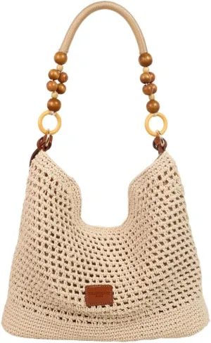 Bohemia Straw Beach Bag Women Macrame Shoulder Tote Bag Crossbody Purse Travel Beach Bag Summer Top-handle Hobo Bags 2025