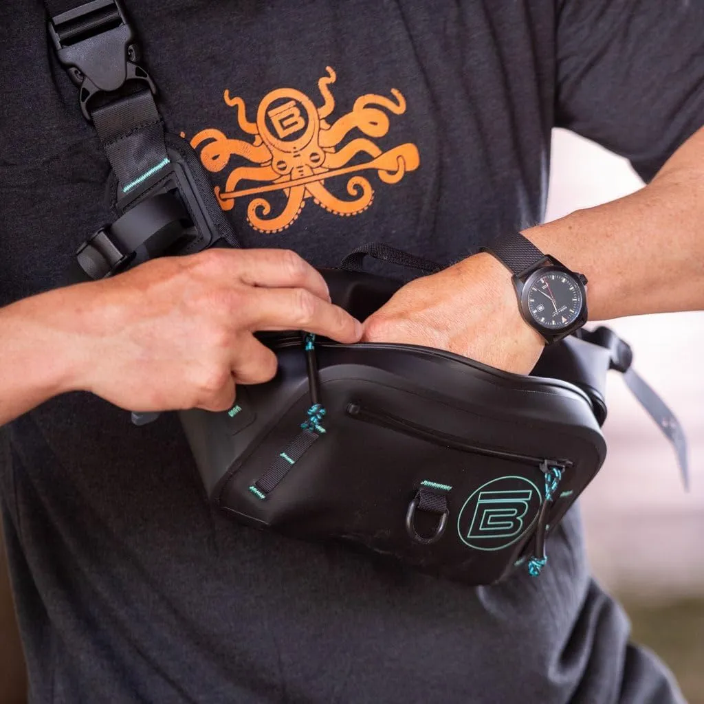 BOTE Highwater Waist Belt Pack Fully Waterproof SUP Zip Up Fanny Bag Adjustable Strap Outdoor Water Sports Extra Storage Completely Submersible