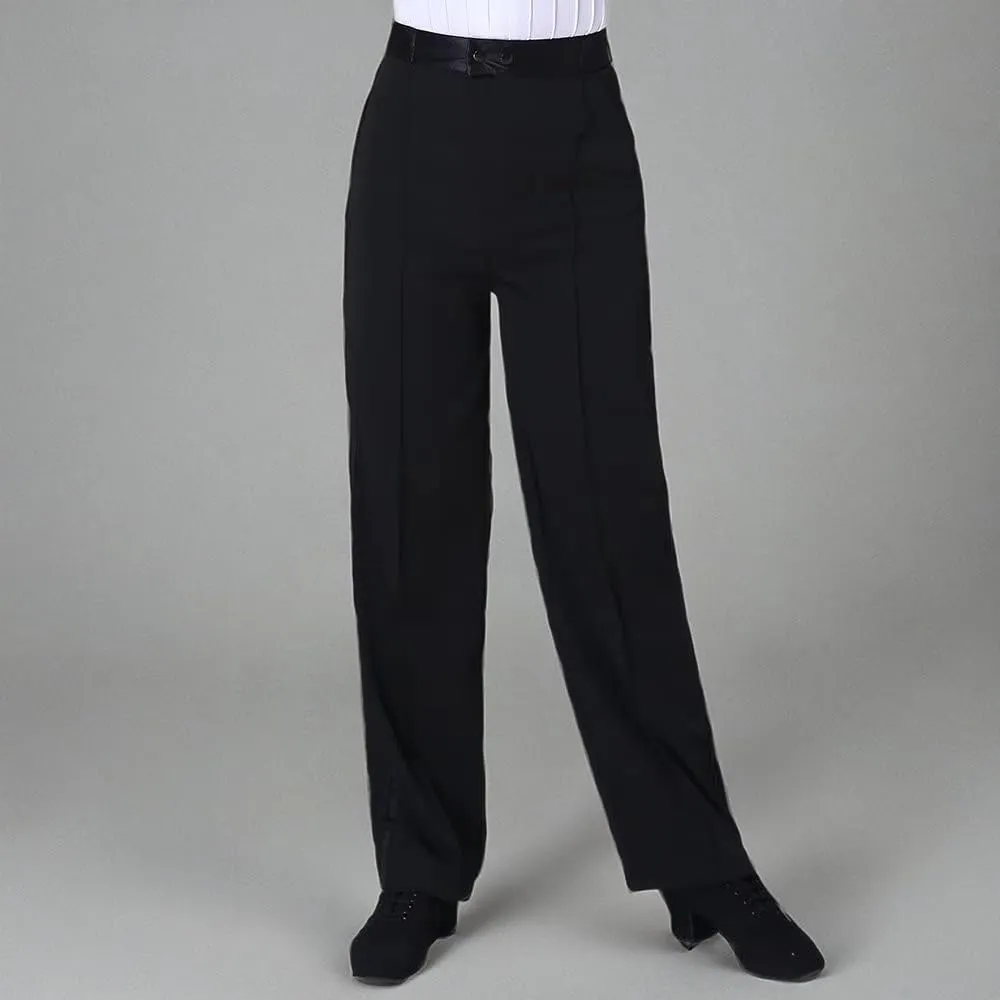 Boys Kids Latin Ballroom Dance Pants Elastic Waist Professional Jazz Modern Perfomance Trousers