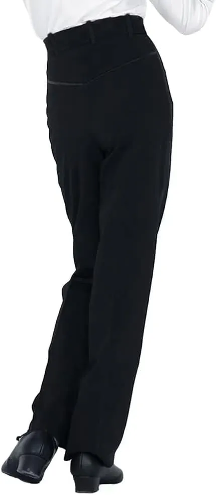 Boys Kids Latin Ballroom Dance Pants Elastic Waist Professional Jazz Modern Perfomance Trousers