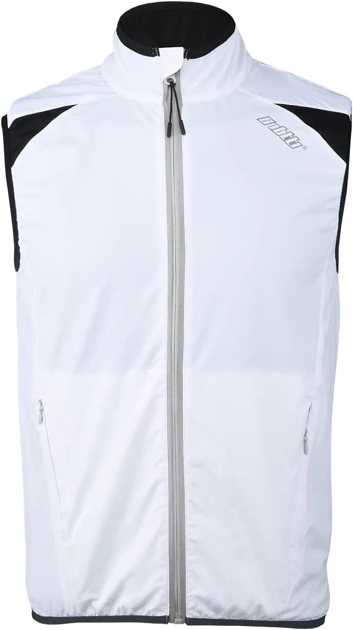 bpbtti Men's Cycling Running Vest Sleeveless Windbreakers With Two side Pockets(2.0) - Windproof, Breathable and Reflective