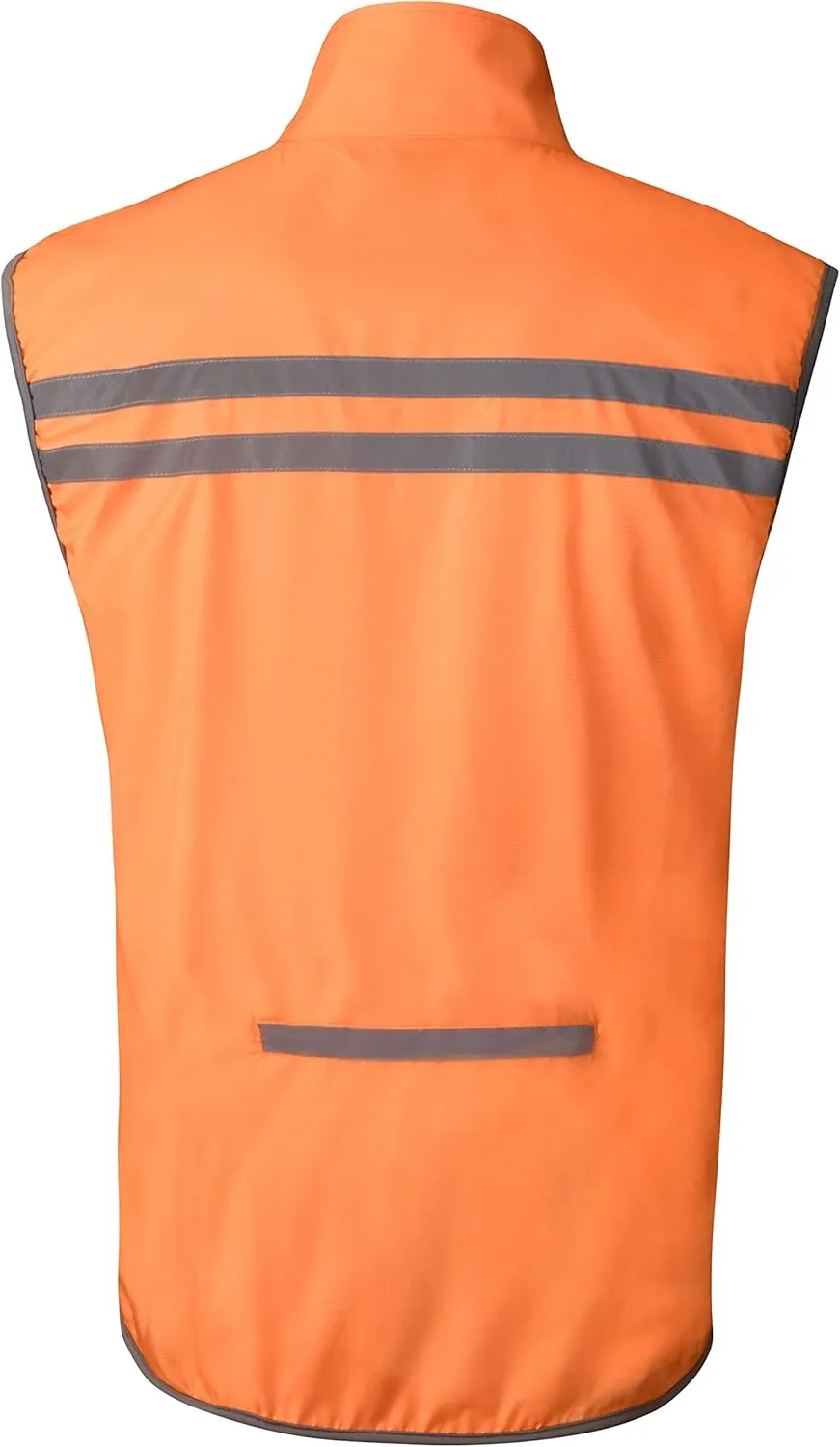 bpbtti Men's Hi-Viz Safety Running Cycling Vest Sleeveless Windbreaker vests- Windproof and Reflective