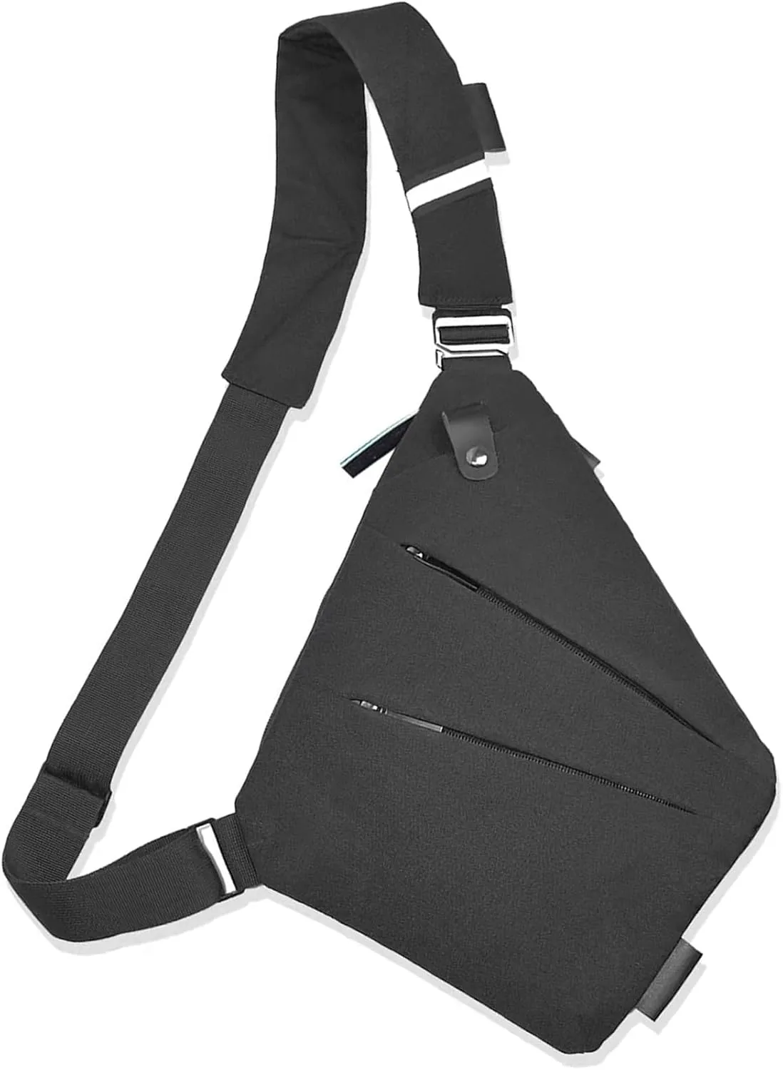 BROADREAM Anti Theft Crossbody Bag for Men Women - Slim Sling Bag Crossbody Shoulder Bag for Travel Hiking Sport Casual